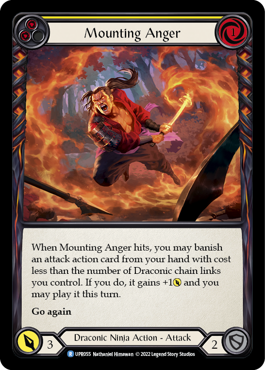 Mounting Anger (Yellow) [UPR055] (Uprising) | Card Merchant Takapuna