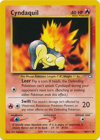 Cyndaquil (56/111) [Neo Genesis Unlimited] | Card Merchant Takapuna