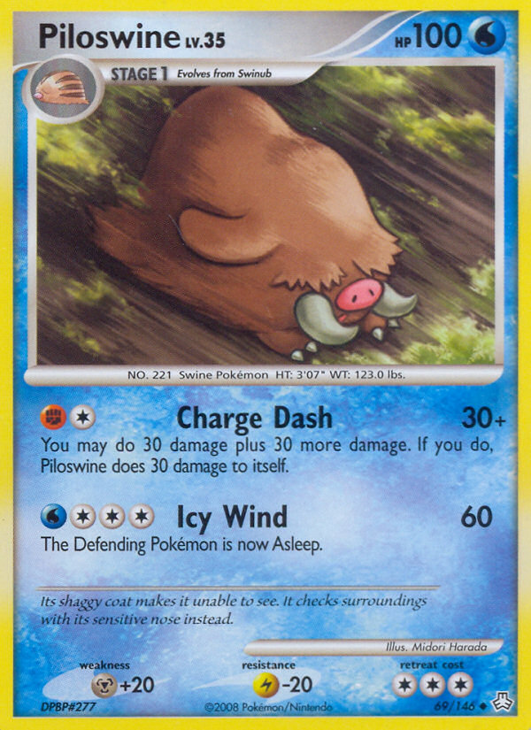 Piloswine (69/146) [Diamond & Pearl: Legends Awakened] | Card Merchant Takapuna