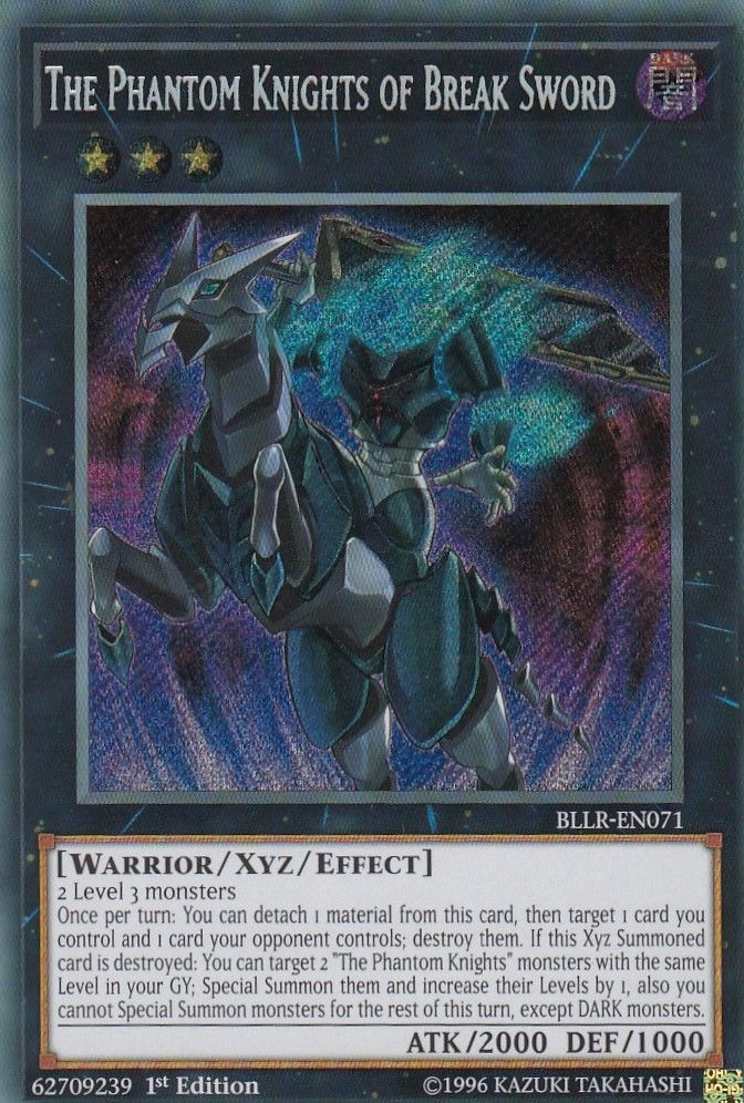 The Phantom Knights of Break Sword [BLLR-EN071] Secret Rare | Card Merchant Takapuna