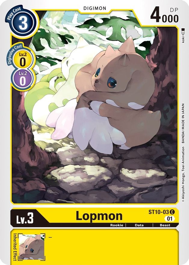 Lopmon [ST10-03] [Starter Deck: Parallel World Tactician] | Card Merchant Takapuna