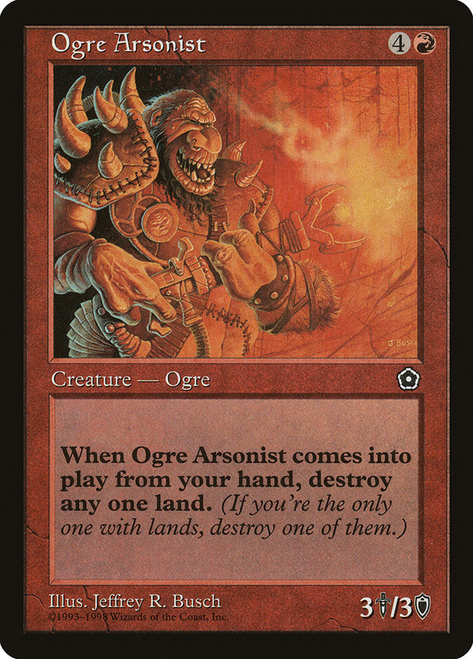 Ogre Arsonist [Portal Second Age] | Card Merchant Takapuna