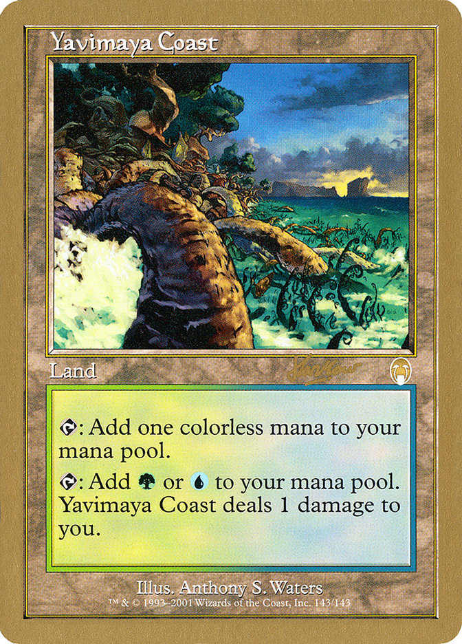 Yavimaya Coast (Sim Han How) [World Championship Decks 2002] | Card Merchant Takapuna