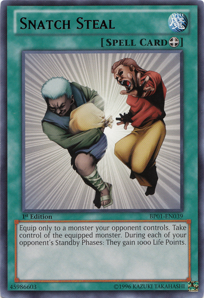 Snatch Steal [BP01-EN039] Rare | Card Merchant Takapuna