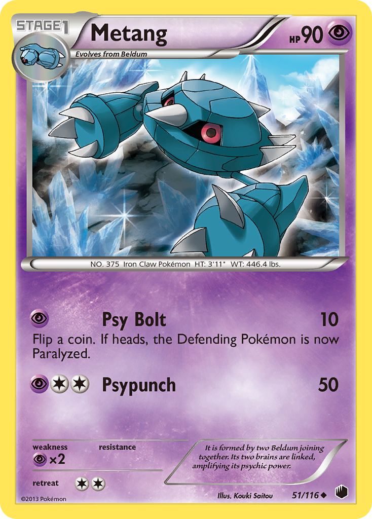 Metang (51/116) [Black & White: Plasma Freeze] | Card Merchant Takapuna