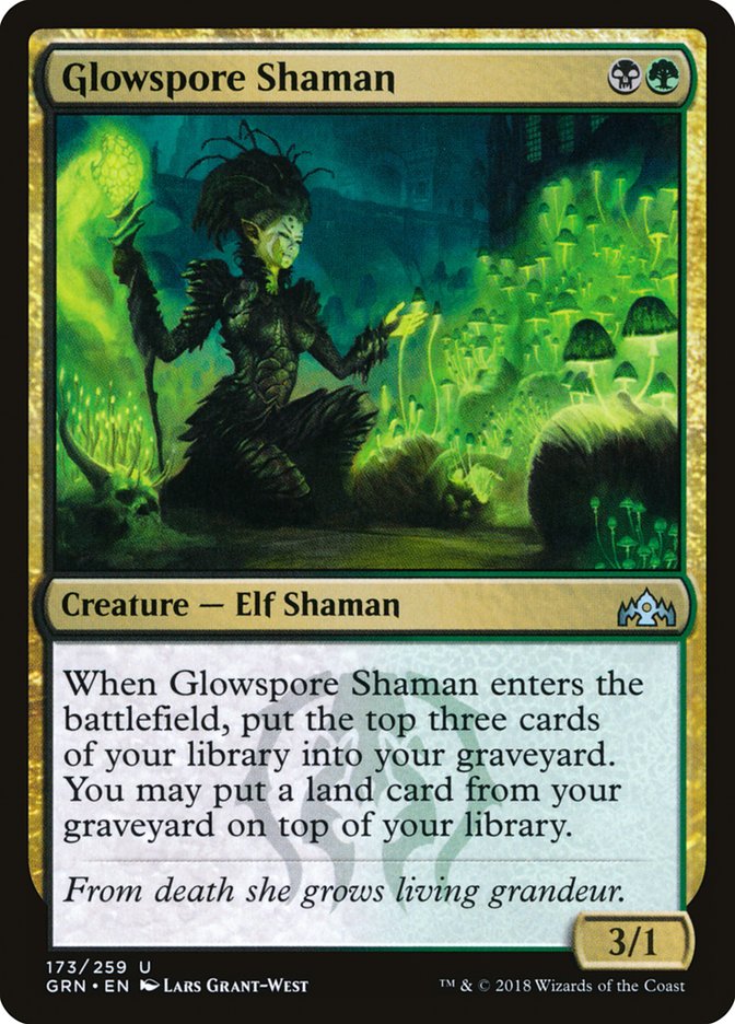 Glowspore Shaman [Guilds of Ravnica] | Card Merchant Takapuna