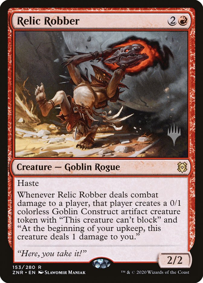 Relic Robber (Promo Pack) [Zendikar Rising Promos] | Card Merchant Takapuna