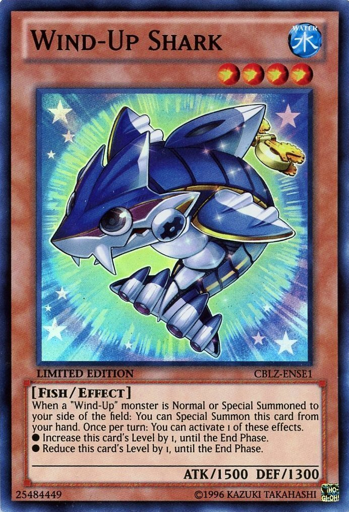 Wind-Up Shark [CBLZ-ENSE1] Super Rare | Card Merchant Takapuna