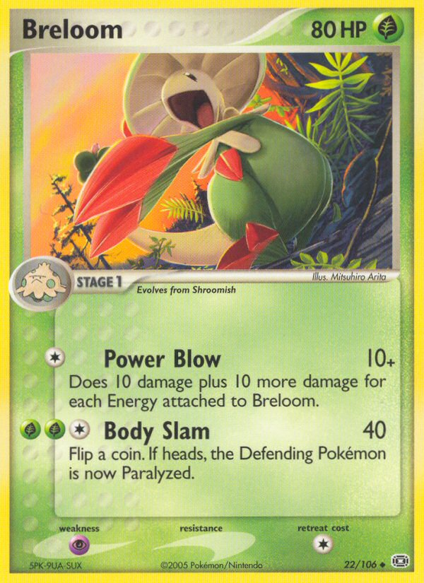 Breloom (22/106) [EX: Emerald] | Card Merchant Takapuna