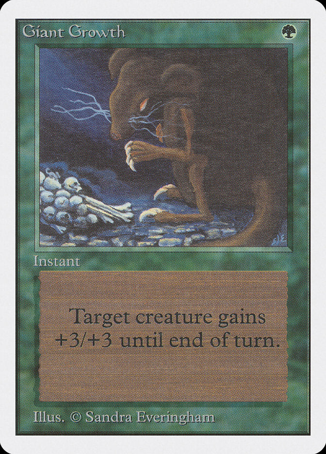 Giant Growth [Unlimited Edition] | Card Merchant Takapuna