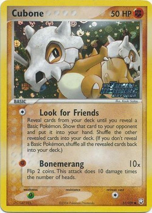 Cubone (51/109) (Stamped) [EX: Team Rocket Returns] | Card Merchant Takapuna