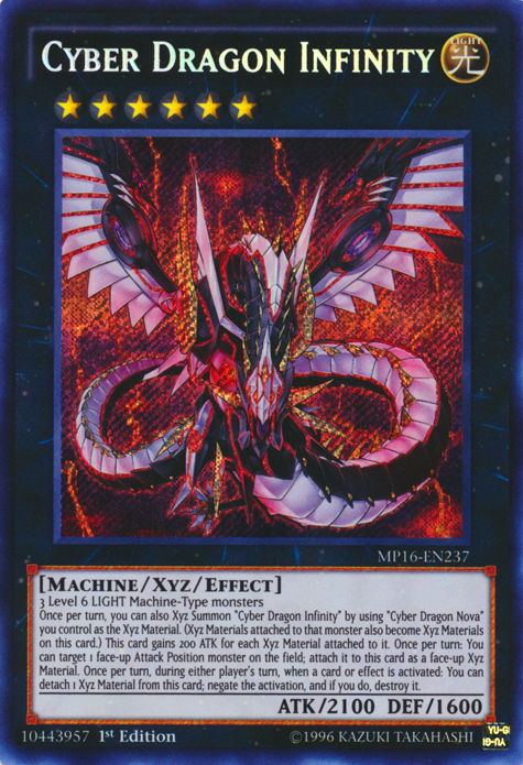 Cyber Dragon Infinity [MP16-EN237] Secret Rare | Card Merchant Takapuna