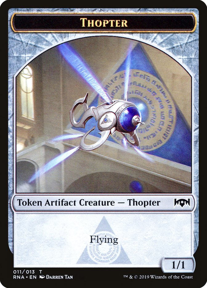 Thopter Token [Ravnica Allegiance Tokens] | Card Merchant Takapuna