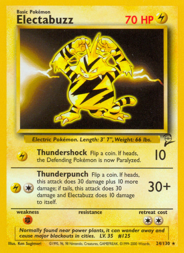 Electabuzz (24/130) [Base Set 2] | Card Merchant Takapuna