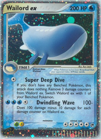 Wailord ex (100/100) [EX: Sandstorm] | Card Merchant Takapuna