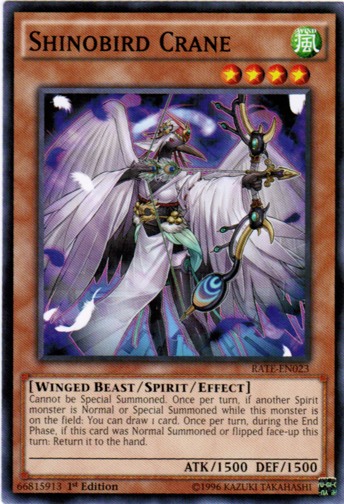 Shinobird Crane [RATE-EN023] Common | Card Merchant Takapuna