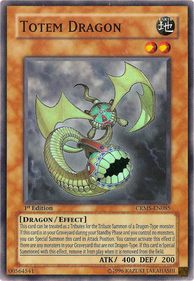 Totem Dragon [CRMS-EN085] Super Rare | Card Merchant Takapuna