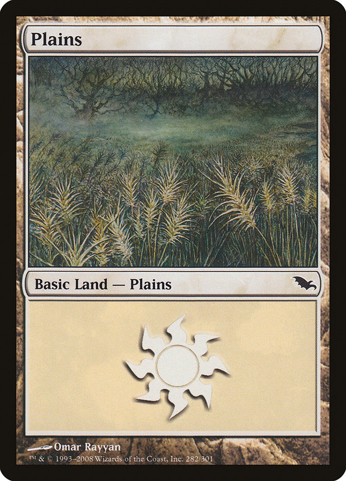 Plains (282) [Shadowmoor] | Card Merchant Takapuna