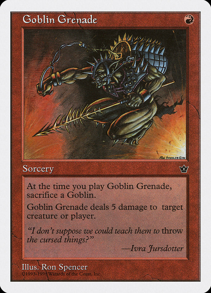 Goblin Grenade [Anthologies] | Card Merchant Takapuna