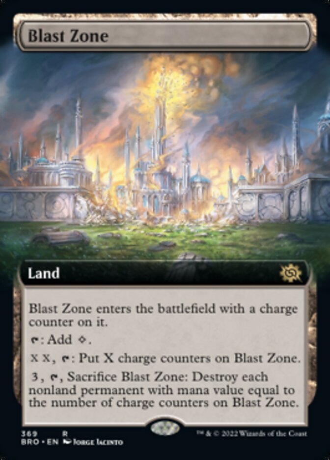 Blast Zone (Extended Art) [The Brothers' War] | Card Merchant Takapuna