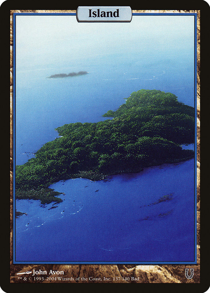 Island (137) [Unhinged] | Card Merchant Takapuna