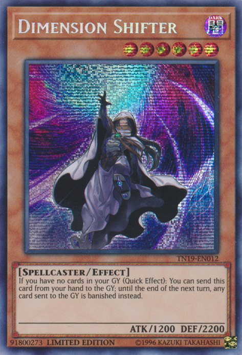 Dimension Shifter [TN19-EN012] Prismatic Secret Rare | Card Merchant Takapuna