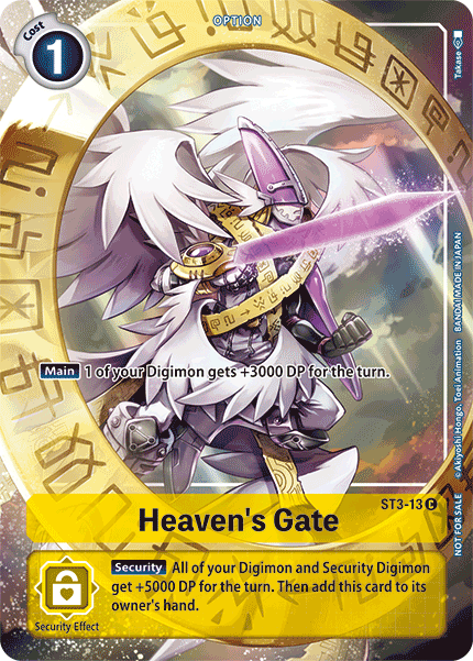 Heaven's Gate [ST3-13] (Tamer's Evolution Box) [Starter Deck: Heaven's Yellow Promos] | Card Merchant Takapuna