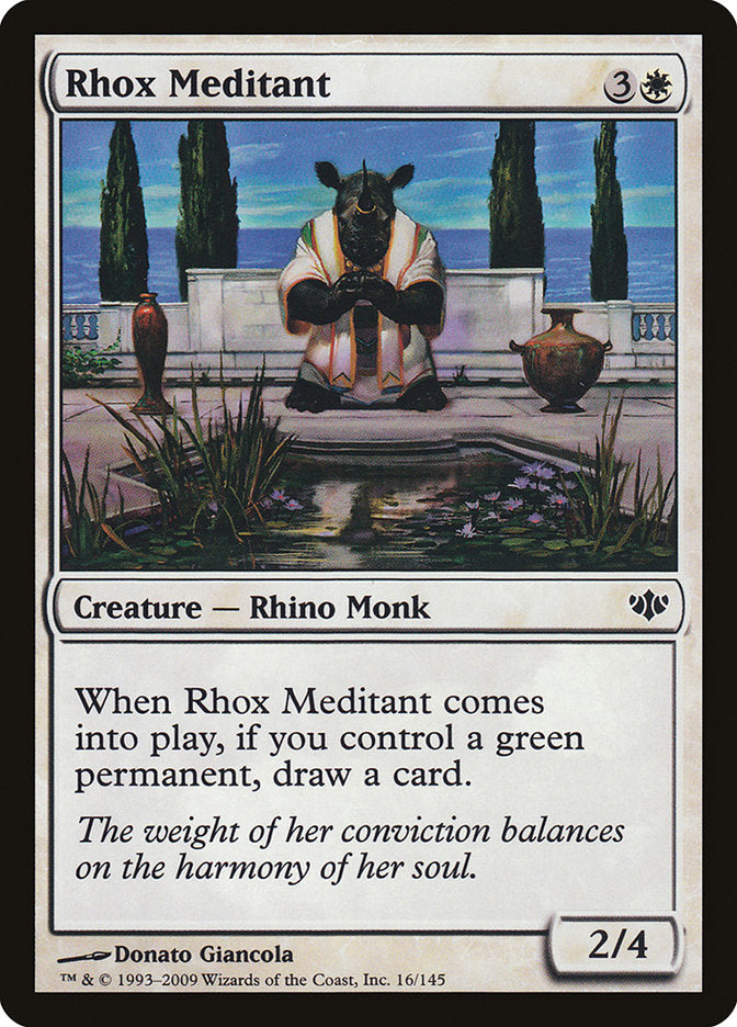 Rhox Meditant [Conflux] | Card Merchant Takapuna