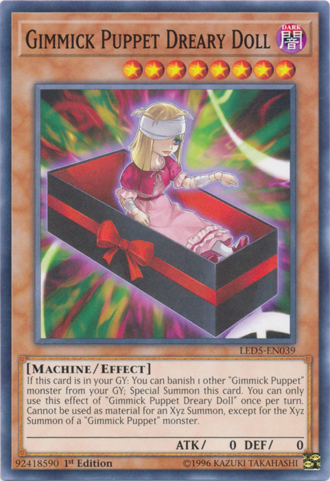 Gimmick Puppet Dreary Doll [LED5-EN039] Common | Card Merchant Takapuna