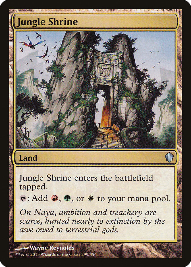 Jungle Shrine [Commander 2013] | Card Merchant Takapuna