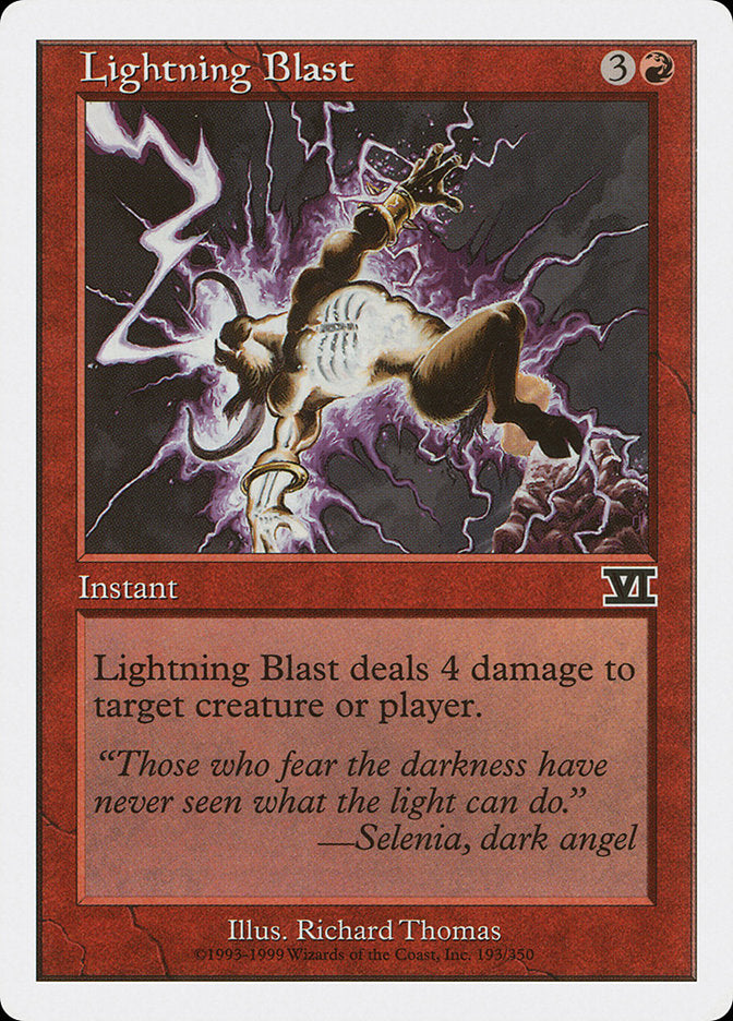 Lightning Blast [Classic Sixth Edition] | Card Merchant Takapuna