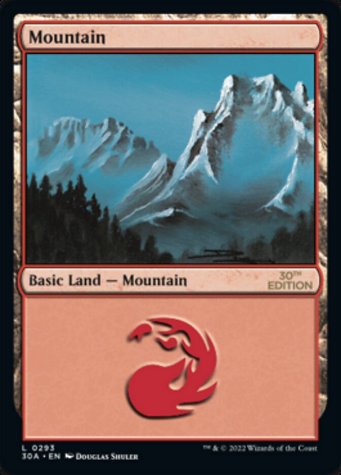 Mountain (293) [30th Anniversary Edition] | Card Merchant Takapuna