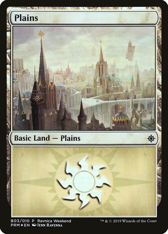 Plains (B03) [Ravnica Allegiance Guild Kit] | Card Merchant Takapuna