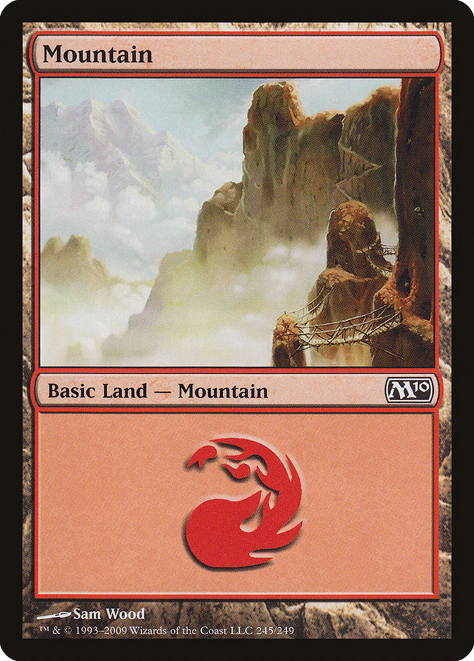 Mountain (245) [Magic 2010] | Card Merchant Takapuna