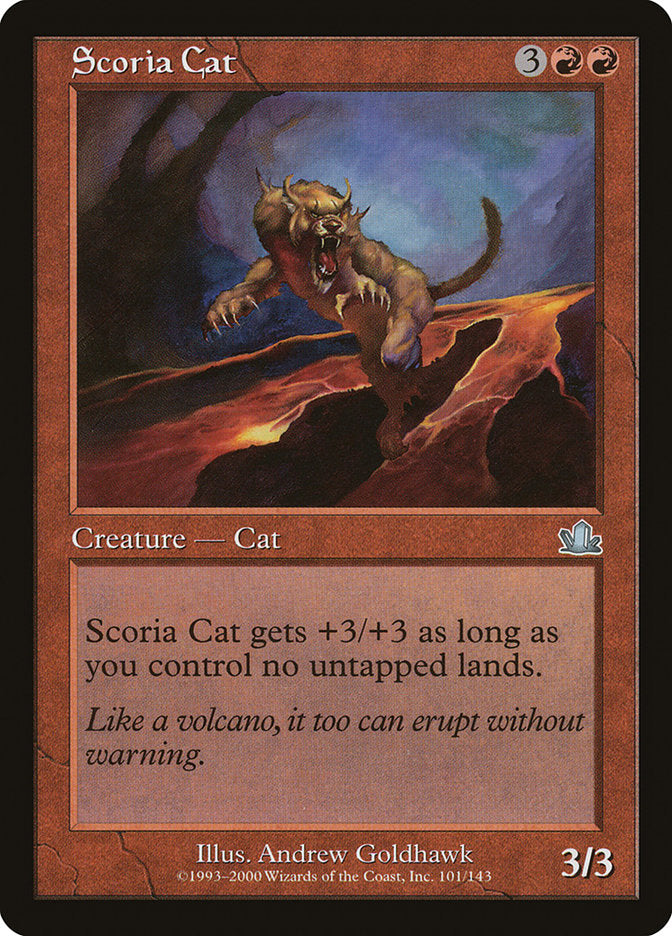 Scoria Cat [Prophecy] | Card Merchant Takapuna