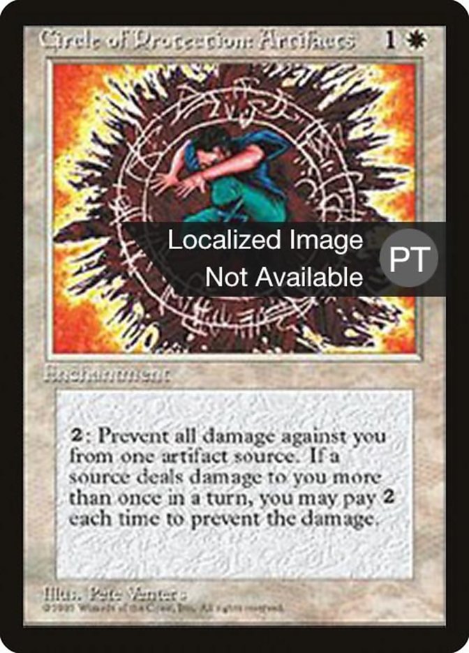 Circle of Protection: Artifacts [Fourth Edition (Foreign Black Border)] | Card Merchant Takapuna