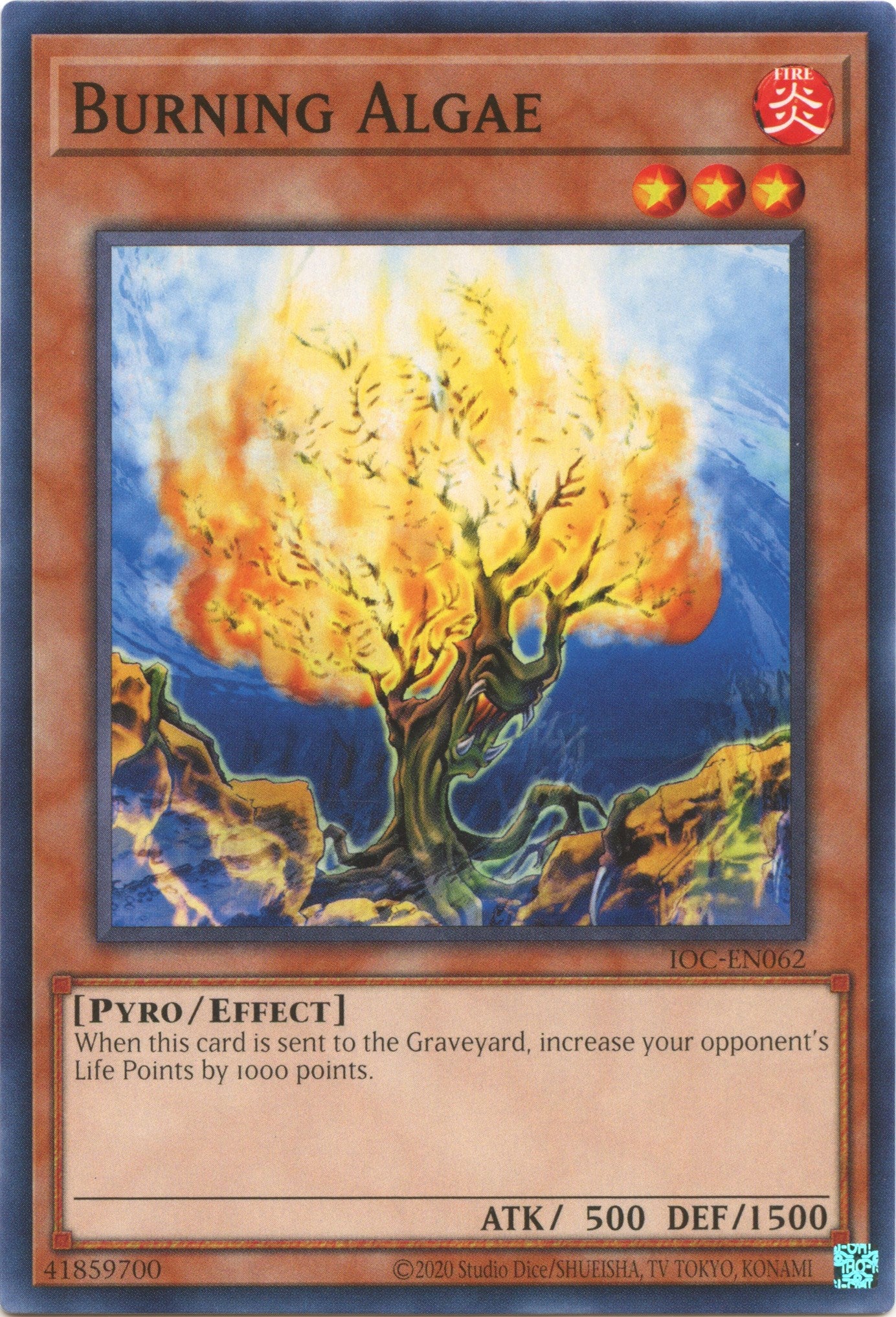 Burning Algae (25th Anniversary) [IOC-EN062] Common | Card Merchant Takapuna