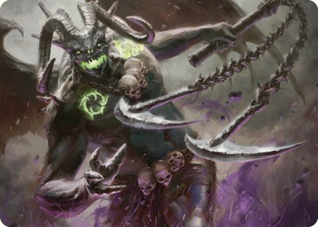 Archfiend of Despair Art Card [Commander Masters Art Series] | Card Merchant Takapuna