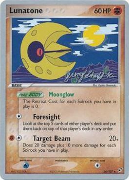 Lunatone (36/107) (Rambolt - Jeremy Scharff-Kim) [World Championships 2007] | Card Merchant Takapuna