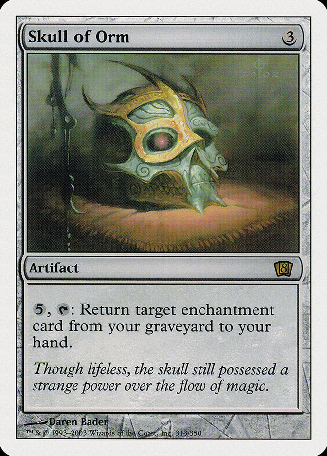 Skull of Orm [Eighth Edition] | Card Merchant Takapuna