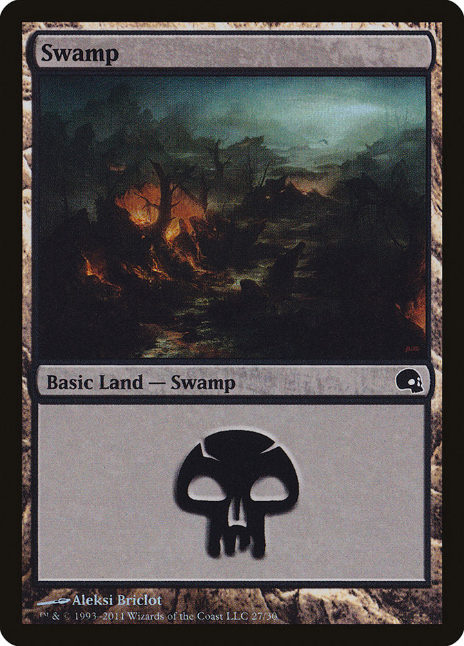 Swamp (27) [Premium Deck Series: Graveborn] | Card Merchant Takapuna