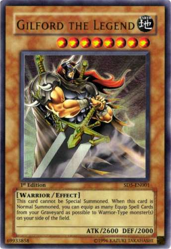 Gilford the Legend [SD5-EN001] Ultra Rare | Card Merchant Takapuna