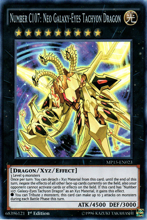 Number C107: Neo Galaxy-Eyes Tachyon Dragon [MP15-EN023] Super Rare | Card Merchant Takapuna