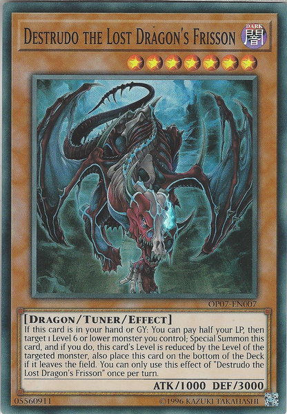 Destrudo the Lost Dragon's Frisson [OP07-EN007] Super Rare | Card Merchant Takapuna