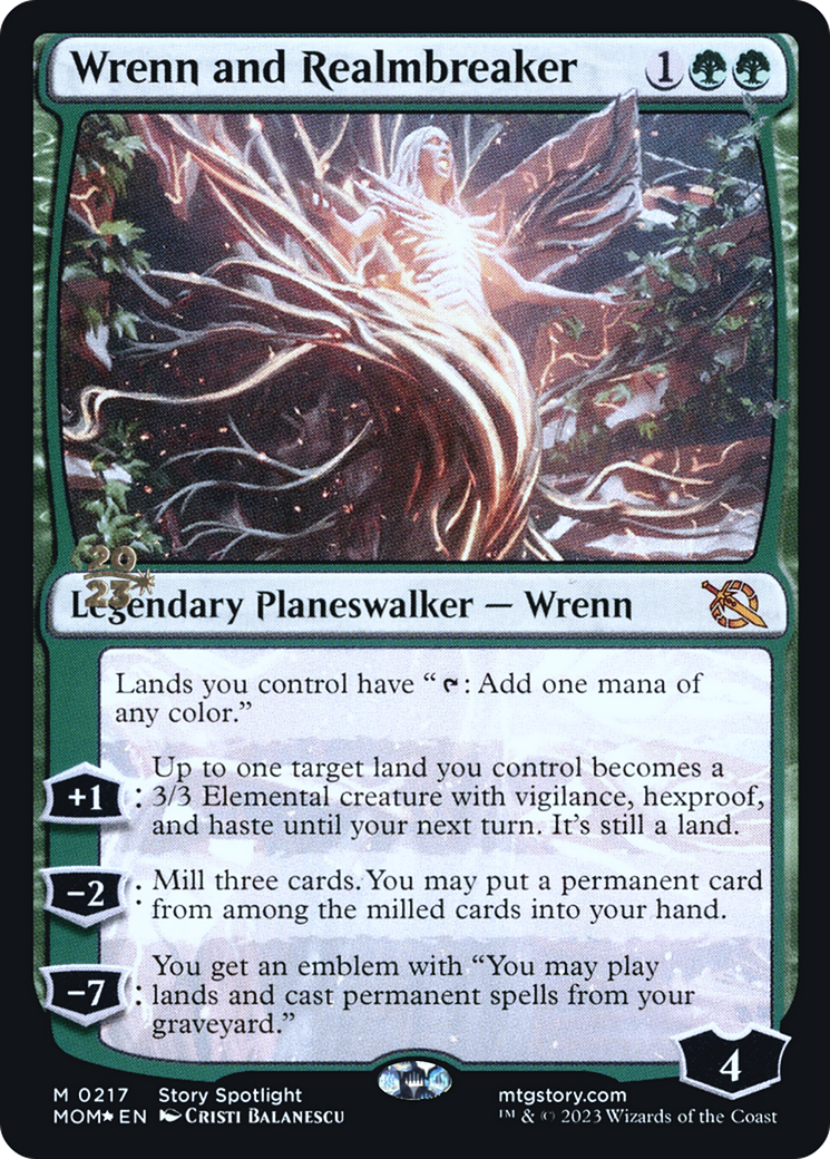 Wrenn and Realmbreaker [March of the Machine Prerelease Promos] | Card Merchant Takapuna