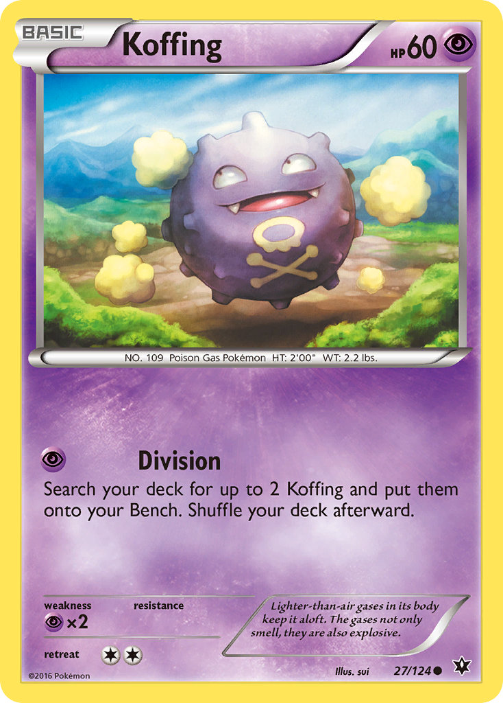 Koffing (27/124) [XY: Fates Collide] | Card Merchant Takapuna