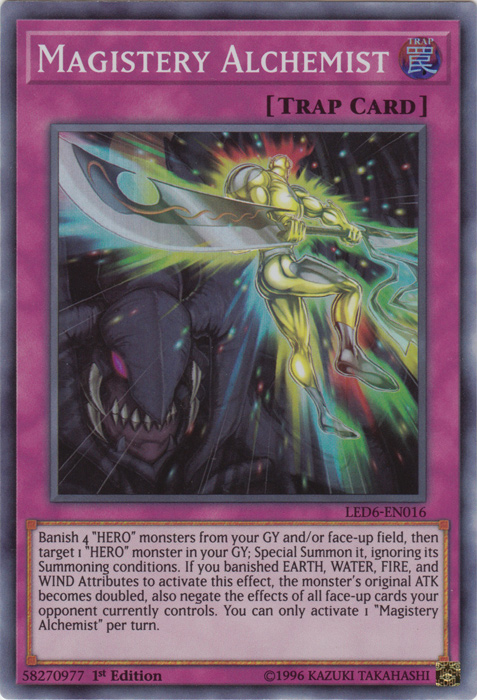 Magistery Alchemist [LED6-EN016] Super Rare | Card Merchant Takapuna