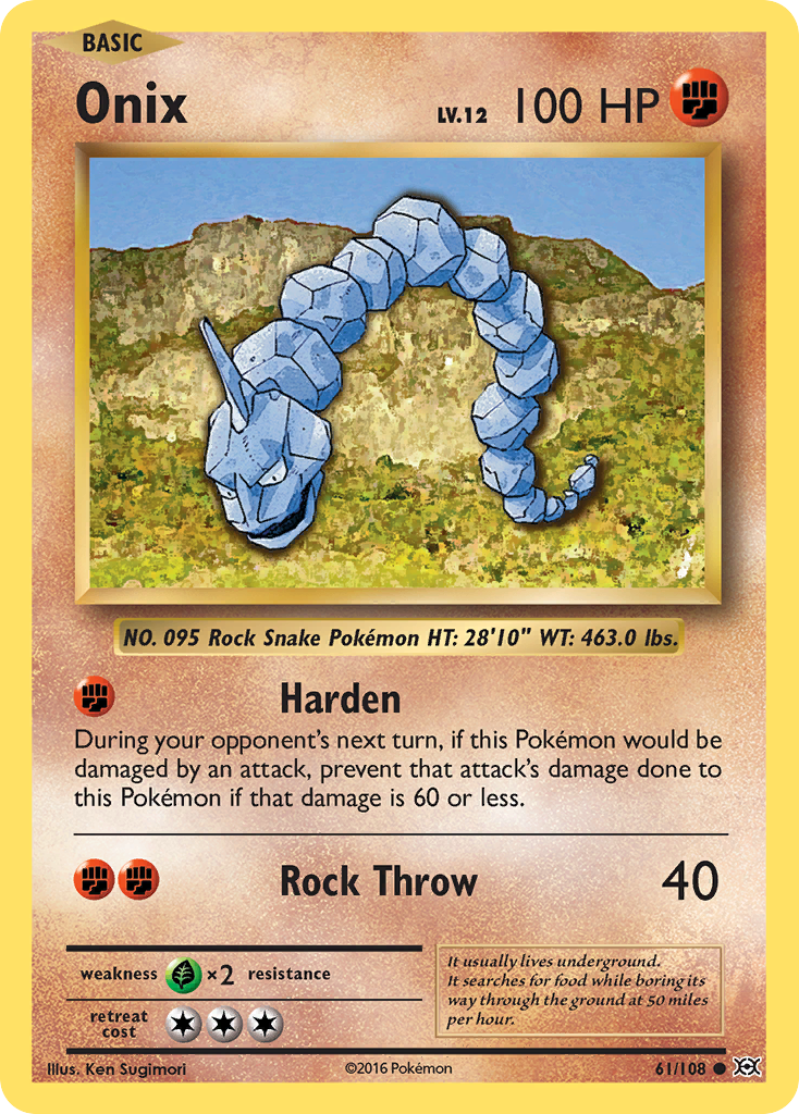 Onix (61/108) [XY: Evolutions] | Card Merchant Takapuna