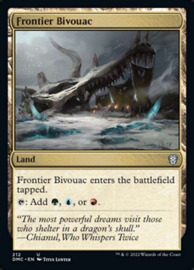 Frontier Bivouac [Dominaria United Commander] | Card Merchant Takapuna