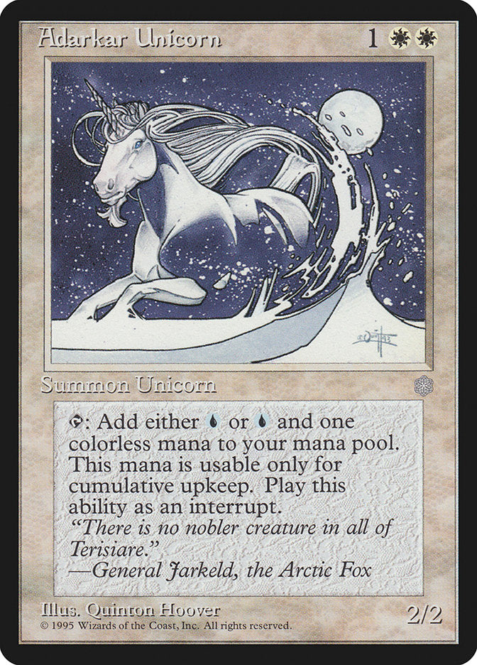 Adarkar Unicorn [Ice Age] | Card Merchant Takapuna